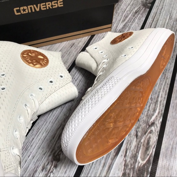 ‼️SOLD‼️NWB CONVERSE ALL-STAR LEATHER HI MENS 11.5 - Picture 4 of 8